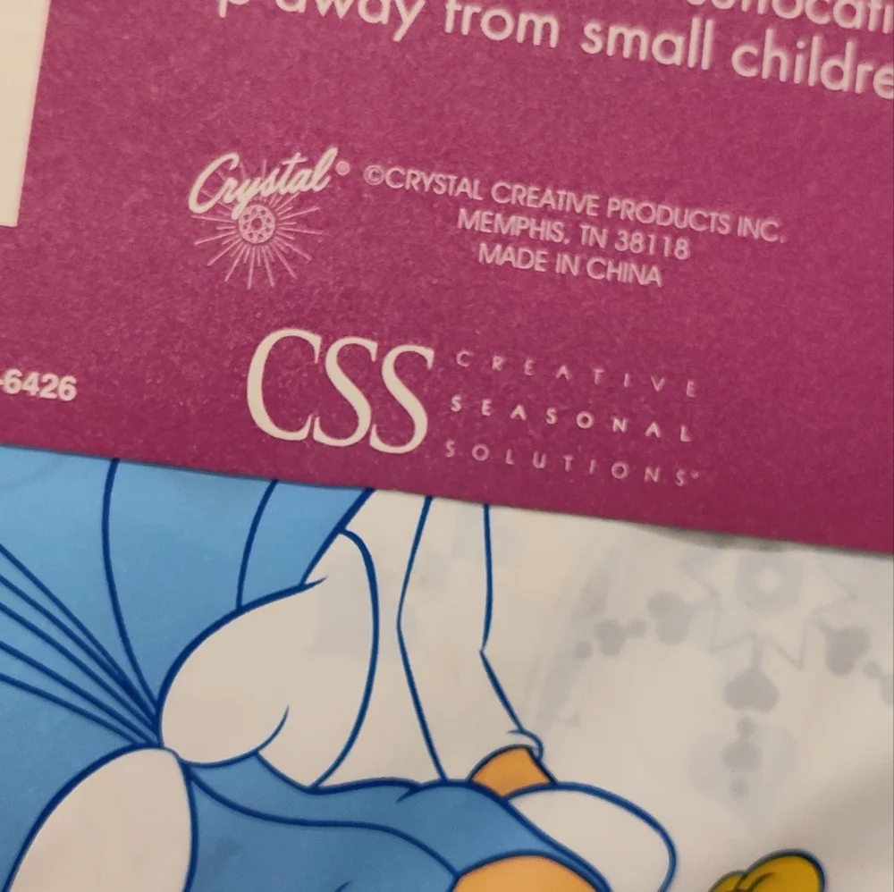 NWT! Cinderella Santa Bag